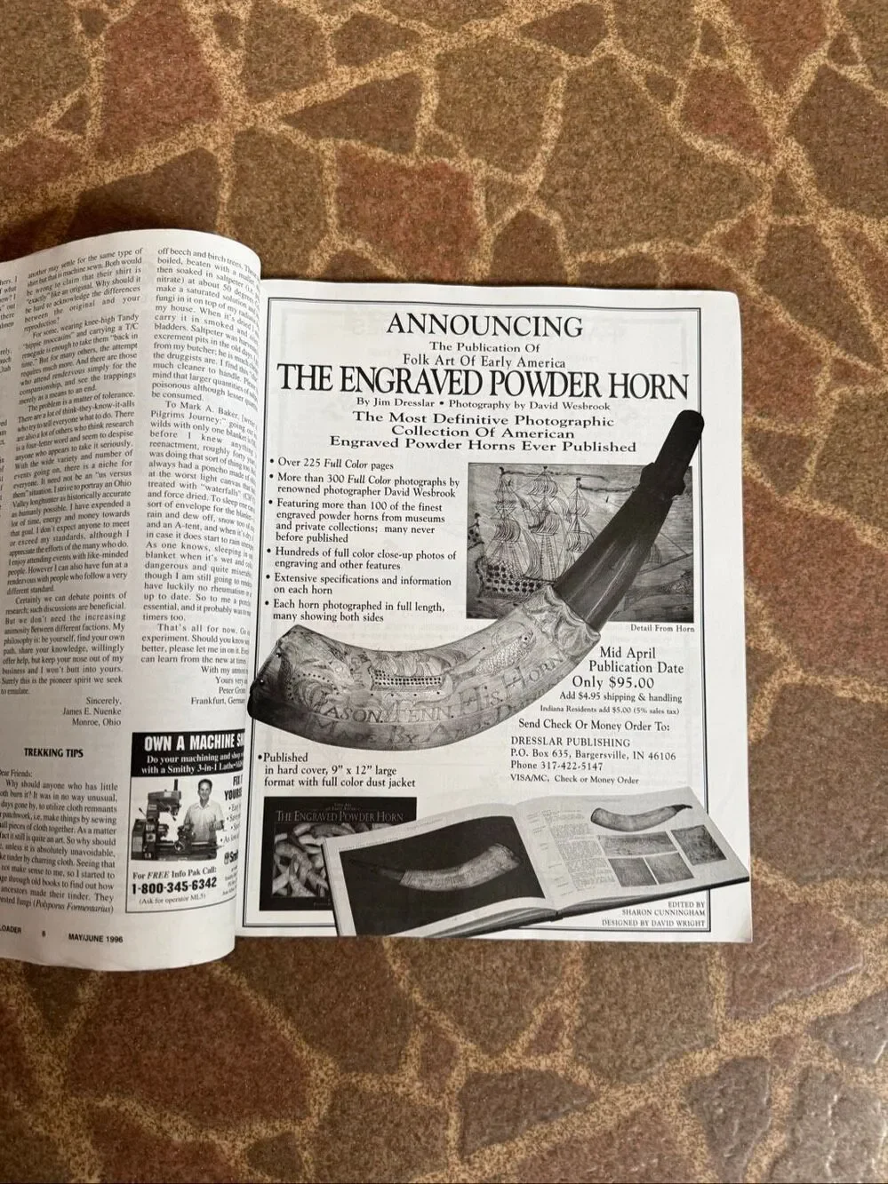 Vintage Muzzleloader Magazine 1996 Black Powder Shooter Historical